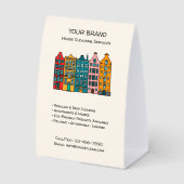 Plaque De Table Services de nettoyage de douane QR (Recto)