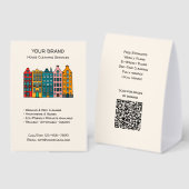Plaque De Table Services de nettoyage de douane QR (Recto/verso)