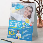 Plaque De Table Services de nettoyage professionnels (En SItu (Tableau))