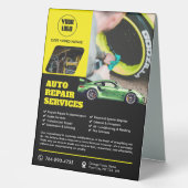 Plaque De Table Services de réparation automatique (Recto)