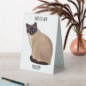 Plaque De Table Siamese cat cartoon (En SItu (Tableau))