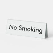 Plaque De Table Signal bureau simple non fumeur (Recto)