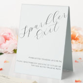 Plaque De Table Signal de sortie Sparkler (In SItu (Mariage))