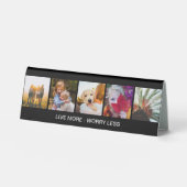 Plaque De Table Signal personnalisé 5 photo + bureau de devis (Recto)