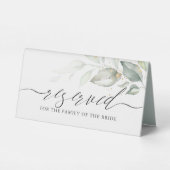 Plaque De Table Signal Réservé à la verdure - Fête - Affaires (Verso)