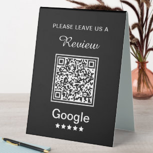 Plaque De Table Simple entreprise personnalisée Laisser un examen