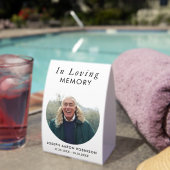 Plaque De Table Simple Funeral Photo Memorial Keepsake (InVersositu (sur table))