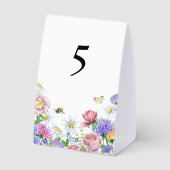 Plaque De Table Simple Garden Spring Daisy Wildflower Minimal (Verso)