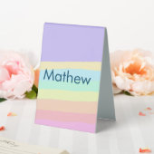 Plaque De Table simple lettre initiale monogramme ajouter votre no (In SItu (Mariage))