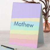 Plaque De Table simple lettre initiale monogramme ajouter votre no (En SItu (Tableau))