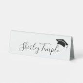 Plaque De Table Simple Moderne Diplômé Boisson sur mesure (Verso)