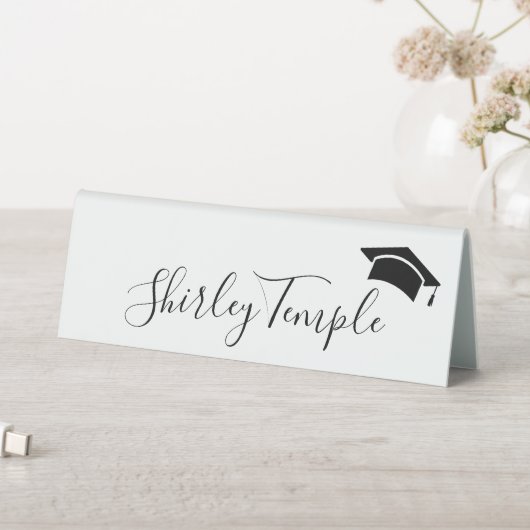 Plaque De Table Simple Moderne Diplômé Boisson sur mesure (En SItu (Tableau))