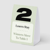 Plaque De Table Simple Moderne Ensemble de Deux Cartes pour Table  (Verso)