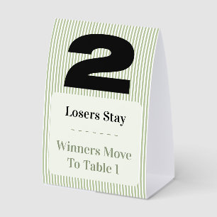 Plaque De Table Simple Moderne Ensemble de Deux Cartes pour Table