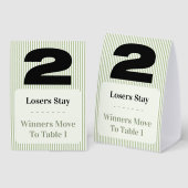 Plaque De Table Simple Moderne Ensemble de Deux Cartes pour Table  (Recto/verso)