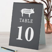 Plaque De Table Simple moderne Rustique Pays Mariage Ferme (En SItu (Tableau))