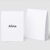 Plaque De Table Simple Professional Business 5" x 7" (Recto/Verso)