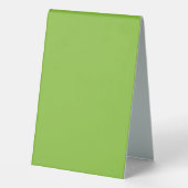 Plaque De Table Site Web avec un Arrière - plan vert et une fronti (Verso)