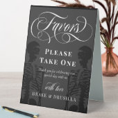 Plaque De Table Skeleton Elégant Goth Wedding Faveurs (En SItu (Tableau))