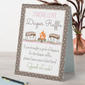 Plaque De Table S'more baby shower tombole (En SItu (Tableau))