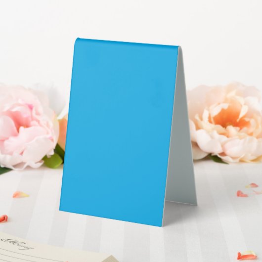 Plaque De Table Solid Cyan Blue Background | Summer Minimal Style (In SItu (Mariage))