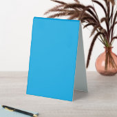 Plaque De Table Solid Cyan Blue Background | Summer Minimal Style (En SItu (Tableau))