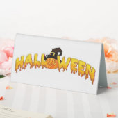 Plaque De Table Sorcière citrouille d'Halloween (In SItu (Mariage))