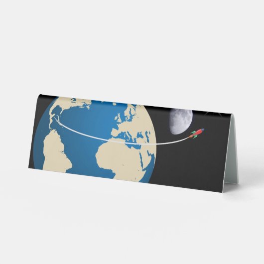 Plaque De Table Space rocket (Recto)