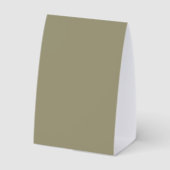 Plaque De Table Spring Summer Color Leek Green (Verso)