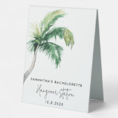 Plaque De Table Station de désintoxication pour enterrement de vie (Verso)