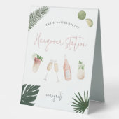 Plaque De Table Station de lendemain de fête personnalisée pour en (Recto)