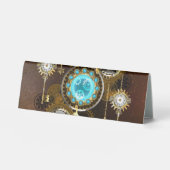Plaque De Table Steampunk Rusty Background (Recto)