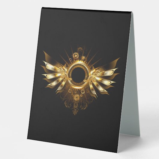 Plaque De Table Steampunk wings (Recto)