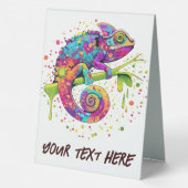 Plaque De Table Style d'aquarelle des teintures Chameleon (Verso)