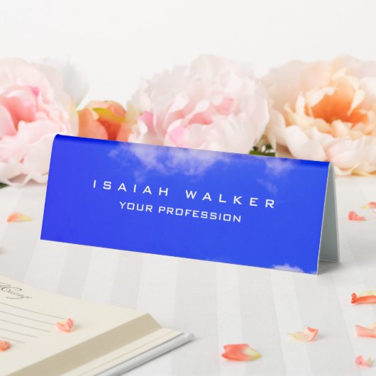 Plaque De Table Style élégant classique Plaine unique Ciel bleu sp (In SItu (Mariage))