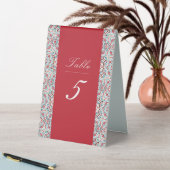 Plaque De Table Style géométrique Étincelles Mariage métallique en (En SItu (Tableau))