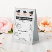 Plaque De Table Styles de cheveux hommes modernes Dessin Barbersho (In SItu (Mariage))