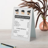 Plaque De Table Styles de cheveux hommes modernes Dessin Barbersho (En SItu (Tableau))