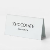 Plaque De Table Stylish Calligraphie Buffet Étiquettes de nourritu (Recto)