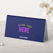 PLAQUE DE TABLE STYLISH MODERN CUSTOM NAVY BLUE VERIFIED BRANDED (En SItu (Tableau))