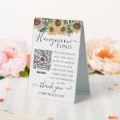 Plaque De Table Sunflower Idées Mariage Réception Venmo Code Table (In SItu (Mariage))