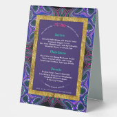 Plaque De Table Super Blacklight Love Special Event Menu (Recto)