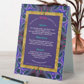 Plaque De Table Super Blacklight Love Special Event Menu (En SItu (Tableau))
