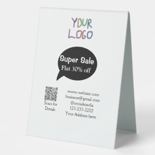 Plaque De Table super-vente escompte d'entreprise numérisation cod