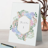 Plaque De Table Support de table mariage Hydrangea (En SItu (Tableau))