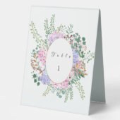 Plaque De Table Support de table mariage Hydrangea 2 (Recto)