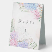 Plaque De Table Support de table mariage Hydrangea 3 (Recto)