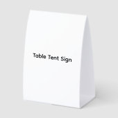 Plaque De Table Supprimer ce texte et ajouter votre propre concept (Recto)