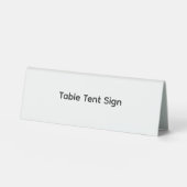 Plaque De Table Supprimer ce texte et ajouter votre propre concept (Recto)