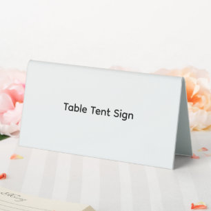 Plaque De Table Supprimer ce texte et ajouter votre propre concept